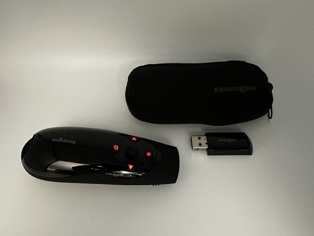 Kensington Expert Wireless Presenter with Laser Pointer and Cursor Control