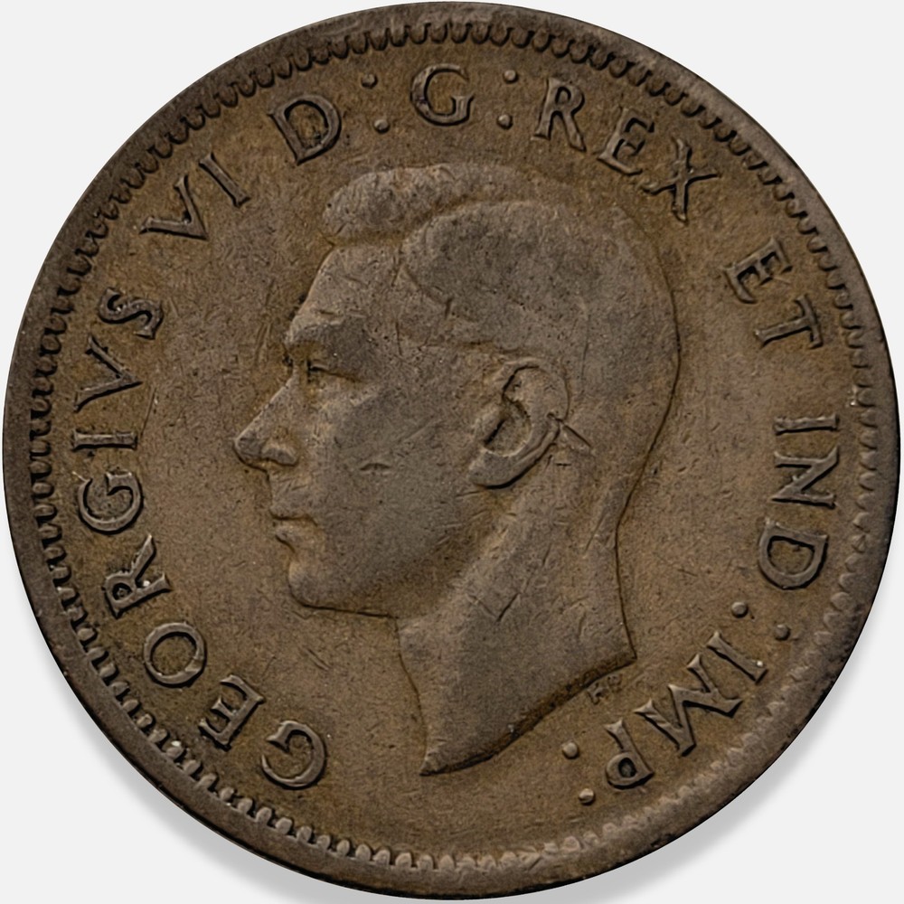 1938 Canada George VI Penny Small Cent 1c * Original Surfaces * 🇨🇦