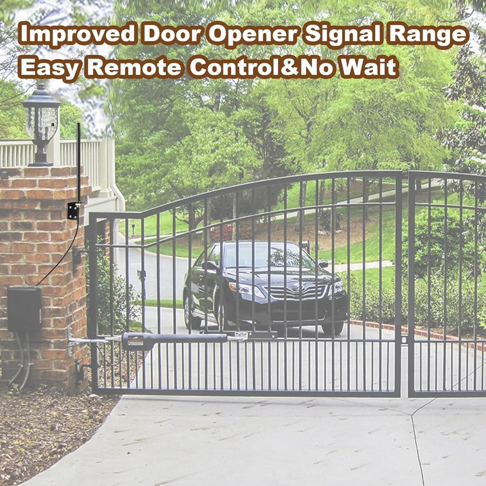 Extended Range Omni-Directional Gate Opener Antenna - Waterproof & Durable