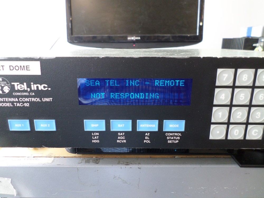 Seatel TAC-92 Rack Mount Tracking Antenna Control Unit - Partially Tested