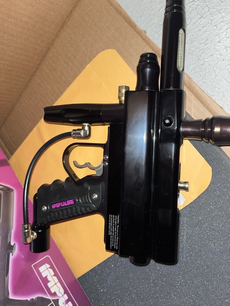 Smart Parts Impulse Electronic Paintball Marker Black Untested