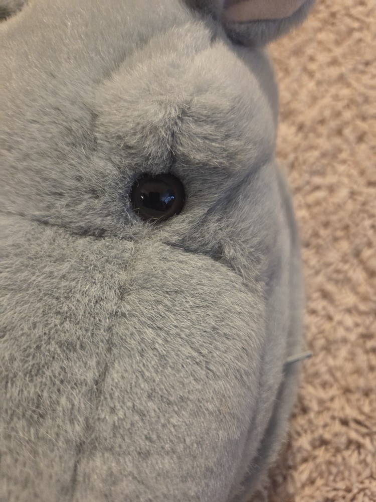 Hippo Head Cd Holder Plush Soft DVD case