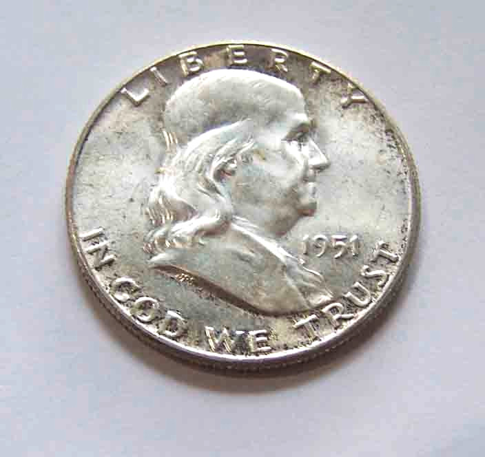 1951 Franklin Half Dollar #98