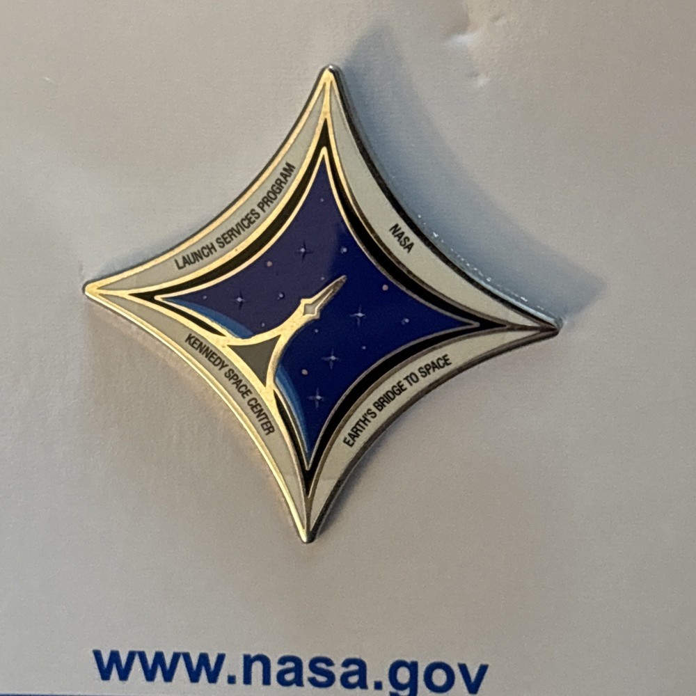 NASA Launch Service Program Lapel Pin LSP Logo