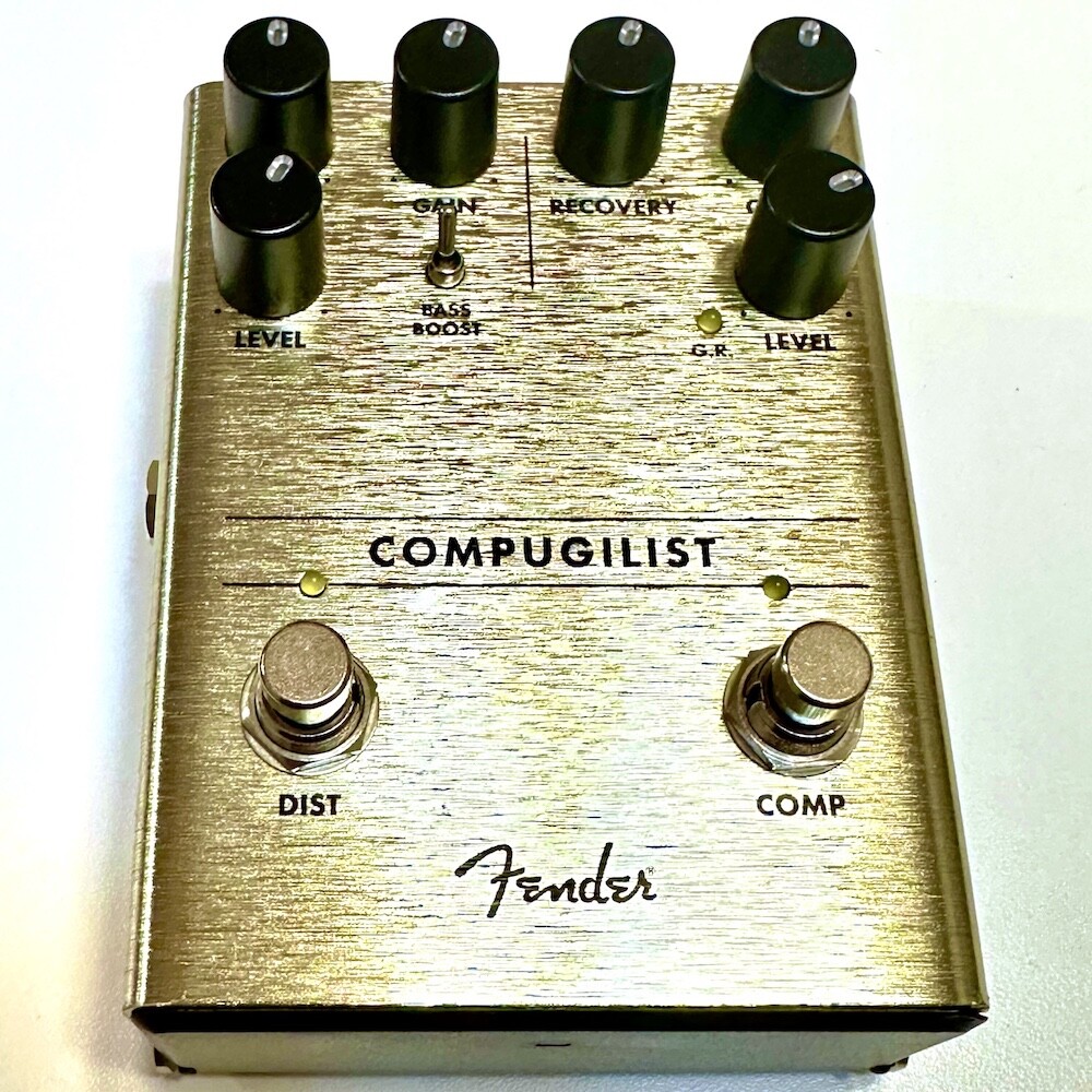 Fender Compugilist Compressor / Distortion Guitar Effect Pedal