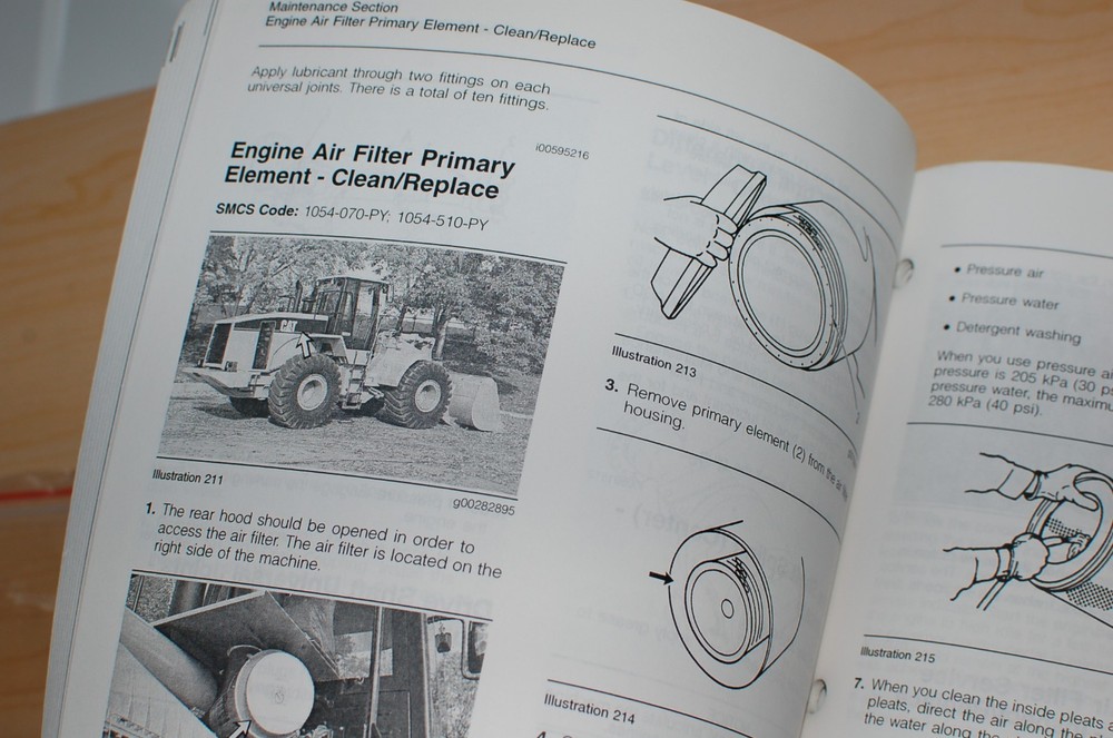 CAT Caterpillar 966G 972G Wheel Loader Operation/Operator Maintenance Manual OMM