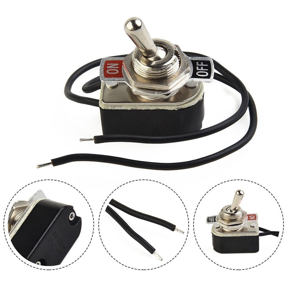 Reliable 2 Foot Wire Switch SPST 6A125V Offers Excellent Functionality