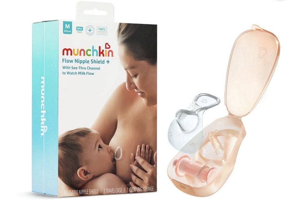 Munchkin Flow Nipple Shield Set with Case