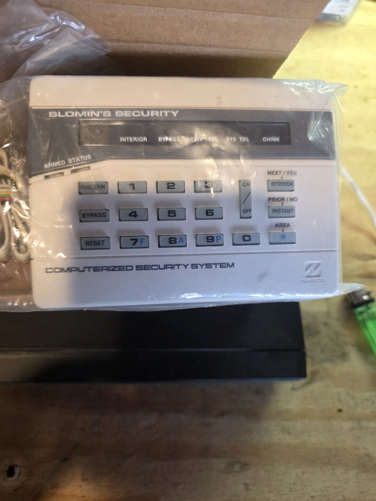 NAPCO GEMINI GEM-RP8 SECURITY SYSTEM DESIGNER KEYPAD