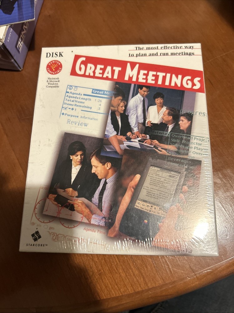 Microsoft Windows And Macintosh Compatible Floppy Disk Meeting Program