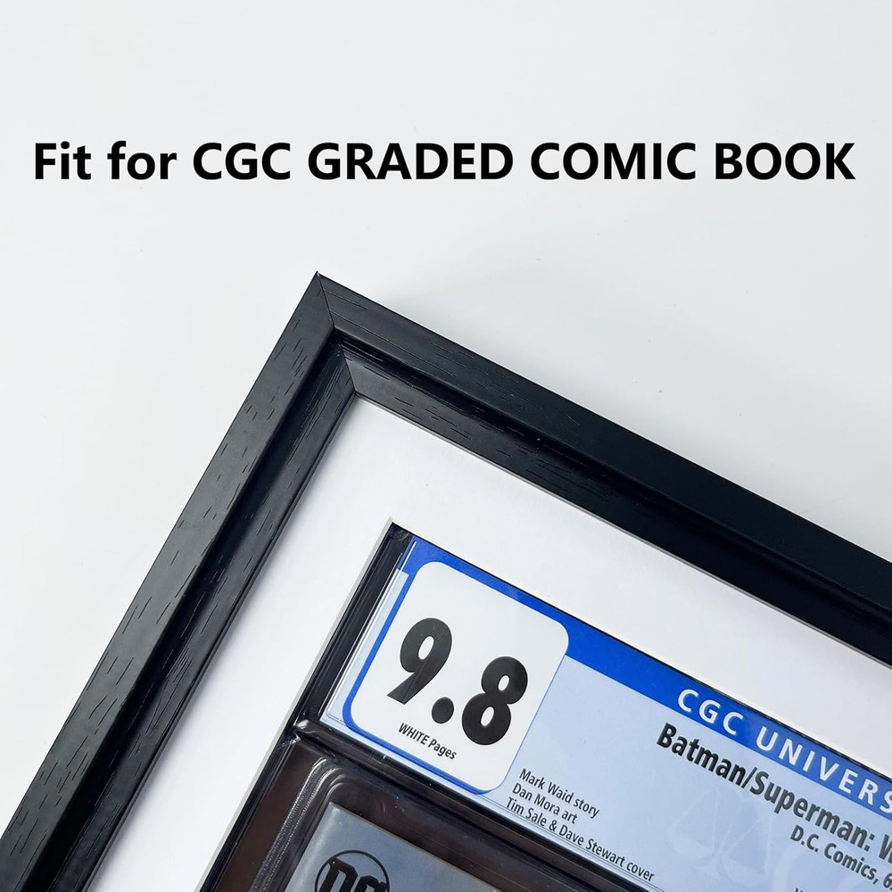 trlry Single Graded Comic Book Frame for Standard CGC Graded Comic Books,Soli...