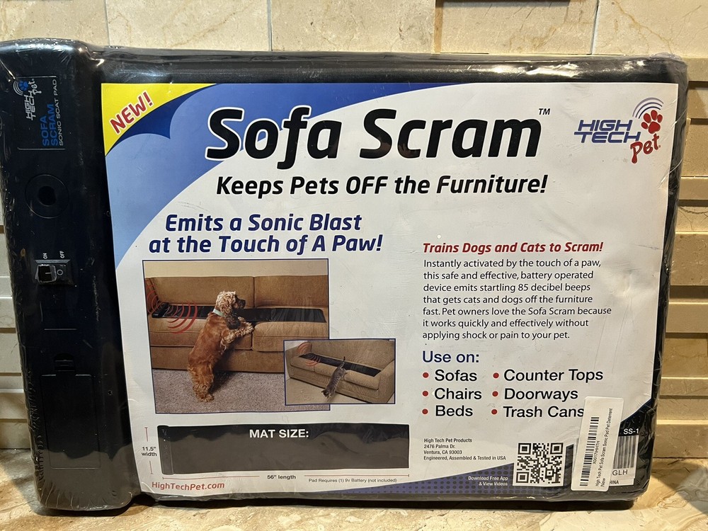 High Tech Pet Sofa Scram Sonic Pad Pet Deterrent