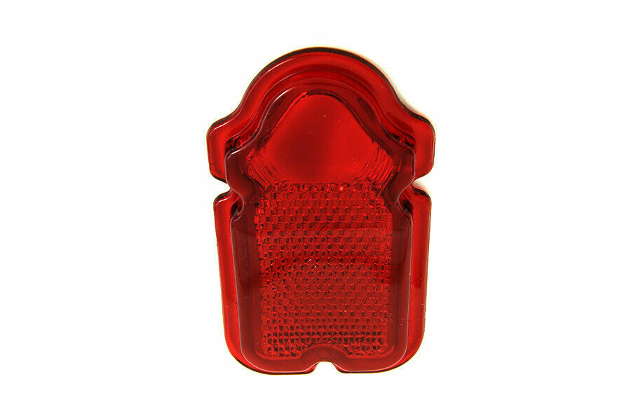 V-Twin Tail Lamp Lens Plastic Red for Harley Davidson