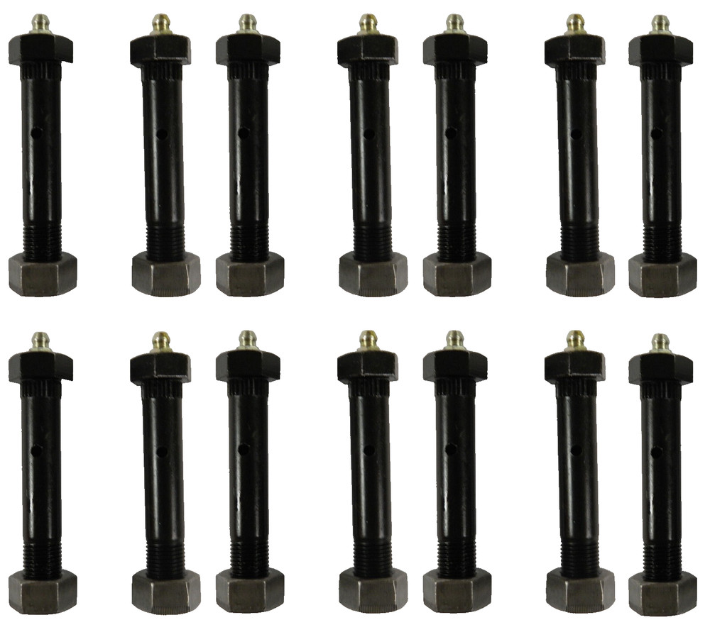 14- KIT 3500# Trailer Axle Spring WET bolts With Grease Fitting 9/16 x 3