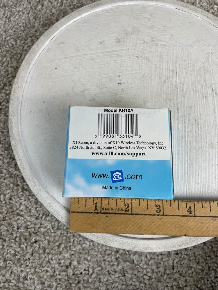 X10 Model KR10A Wireless Technology Security Keyfob Remote