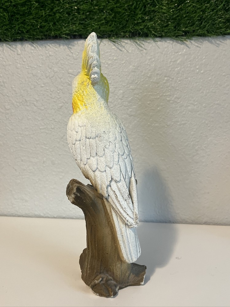 Vintage Crested Parrot Figurine