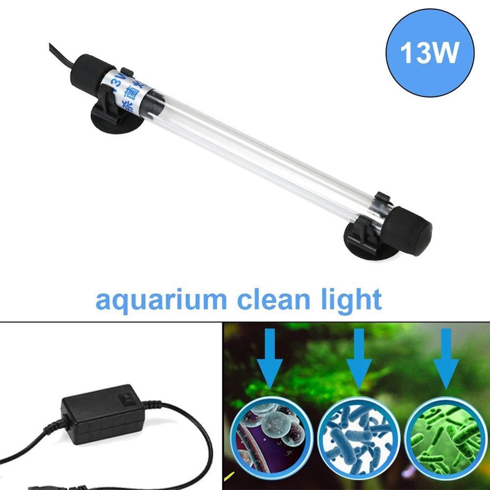 Submersible UV Sterilization Lamp for Clean and Clear Fish Tank Lot E1