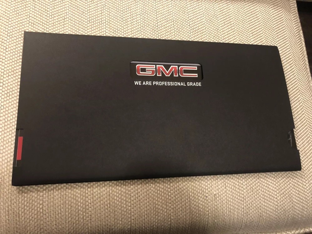 2019 GMC SIERRA 2-page Pull out Original Sales Brochure