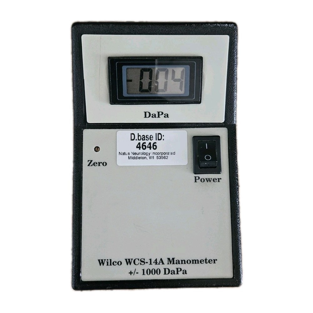 Wilco WCS-14A Manometer +/- 1000 DaPa