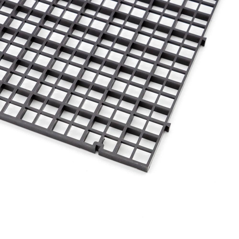 4 PCS Large Black Aquarium Fish Tank Bottom Isolation Plastic Grid Divider