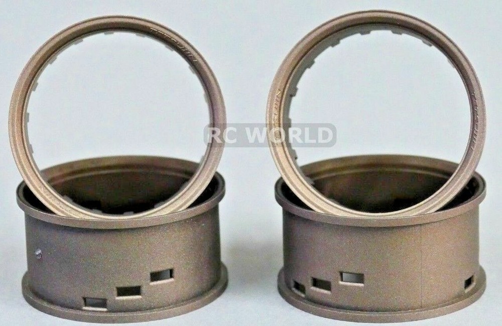 Tetsujin RC Wheels LIPS Adjustable Offset 3/6/9mm -CHROME-01 LIPS -(4PCS)