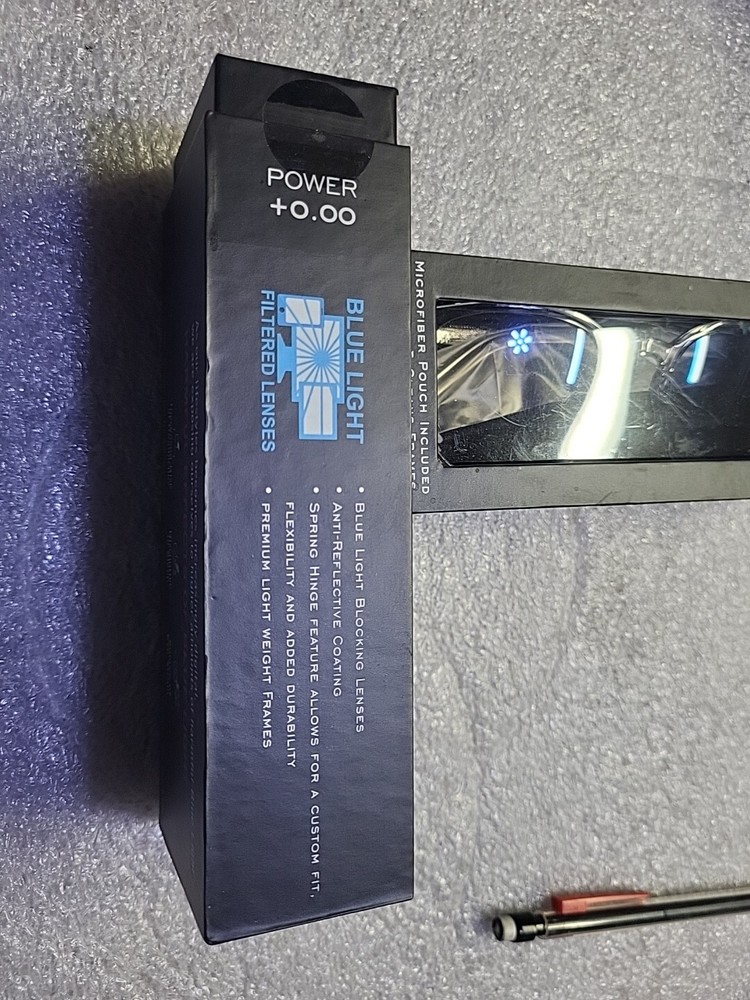 Blue Light Blocking Glasses SEAN JOHN Style Lenox, Clear. UV