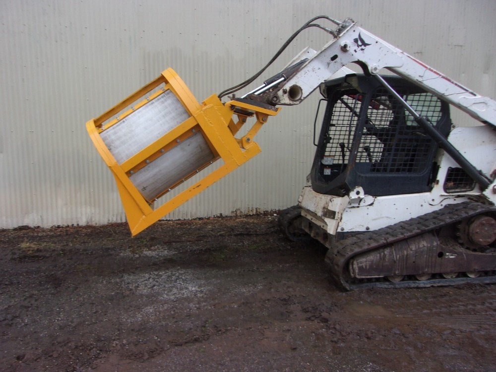concrete mixer and soil screener buggy attachment