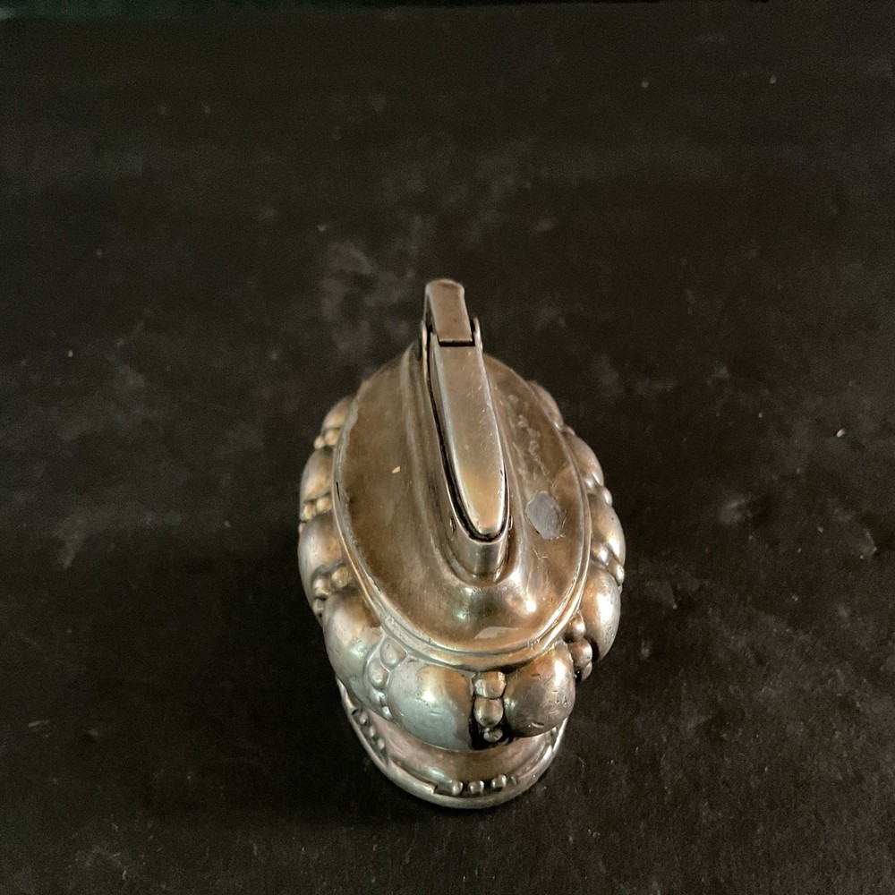 Vintage Ronson Crown Silver Plate Table Lighter