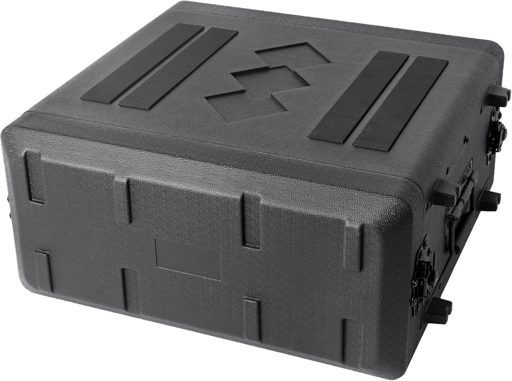 4U Rack Case Shallow 17" Depth, 19" Rackmount Flight Case, Watertight Dust-Proof