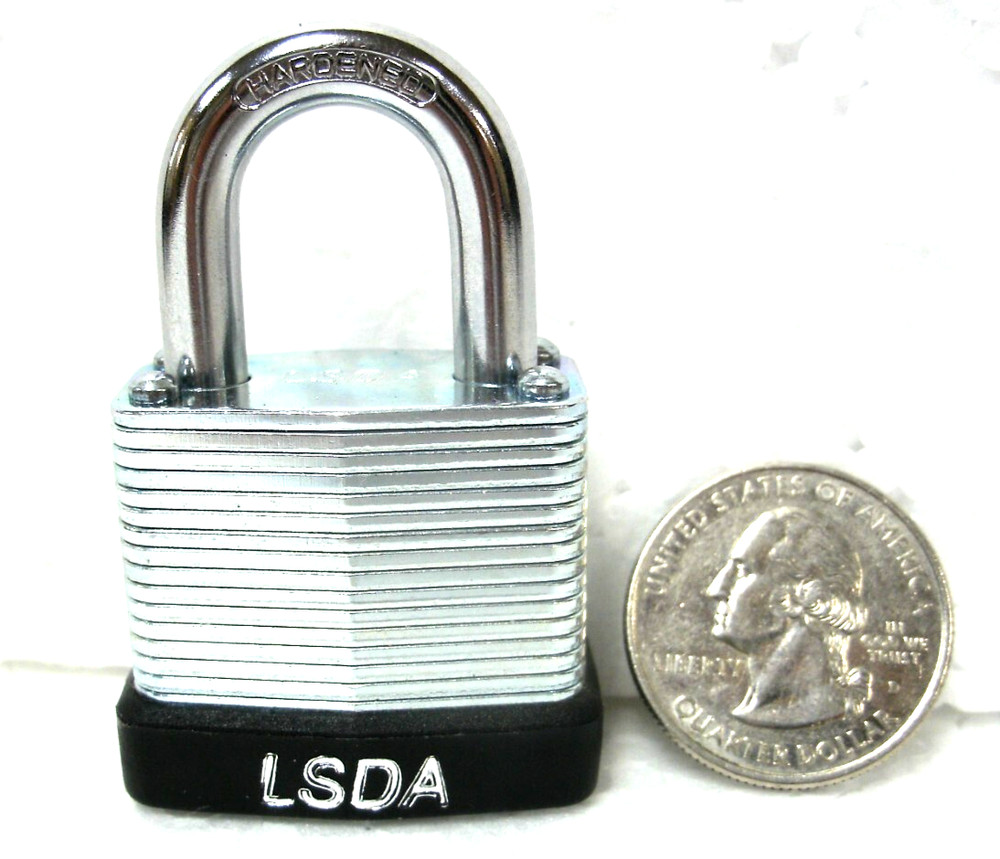 LSDA LP30 Laminated Steel Padlock w/2 Keys-NEW!