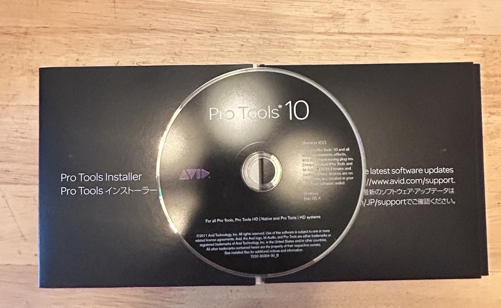 Avid Pro Tools 10 Digital Audio Workstation 3 Disc
