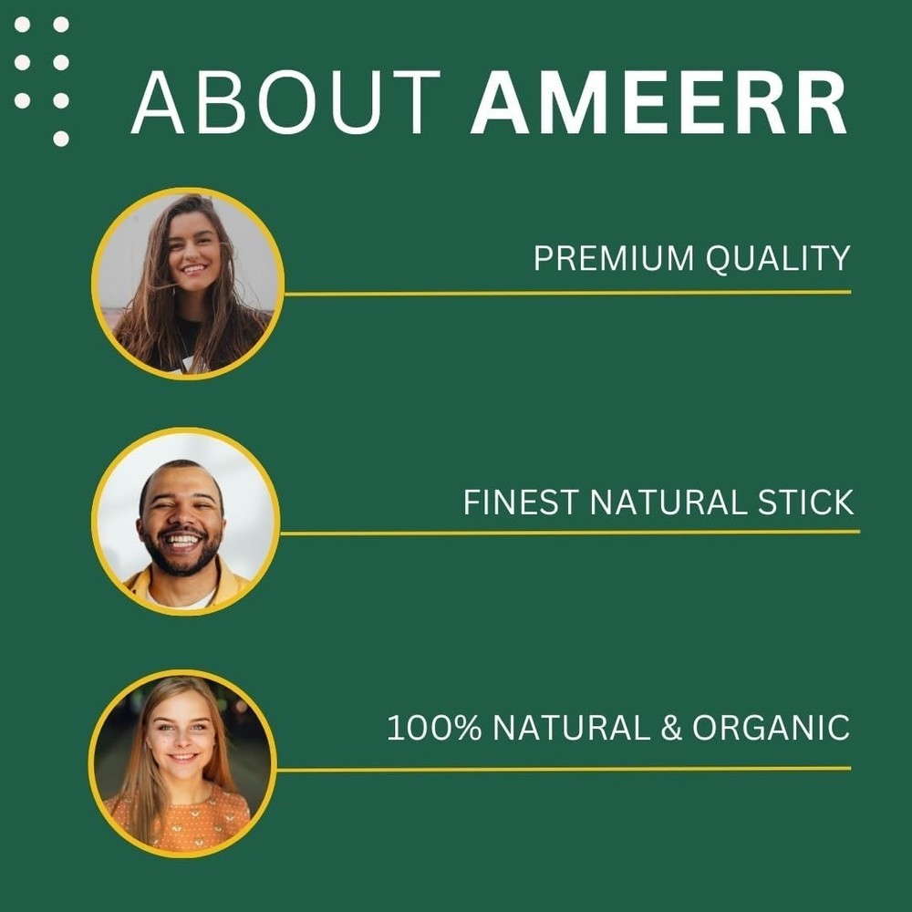 Natural Organic Miswak Stick for Teeth Whitening - Single Pack