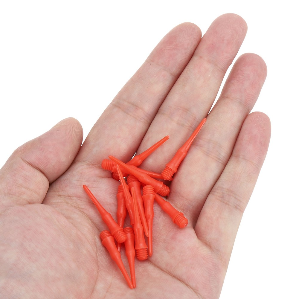 60Pcs 2BA Thread Plastic Soft Dart Tips Replacement Dart Accessories, Red