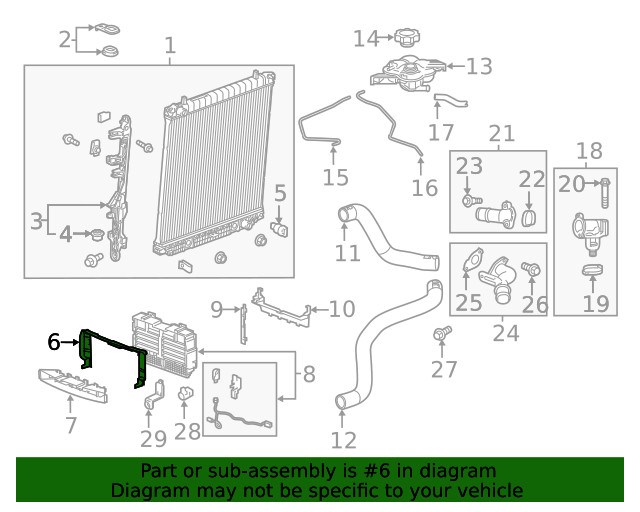 GM Front Bumper Shutter Baffle 84394062 OEM Replacement Part