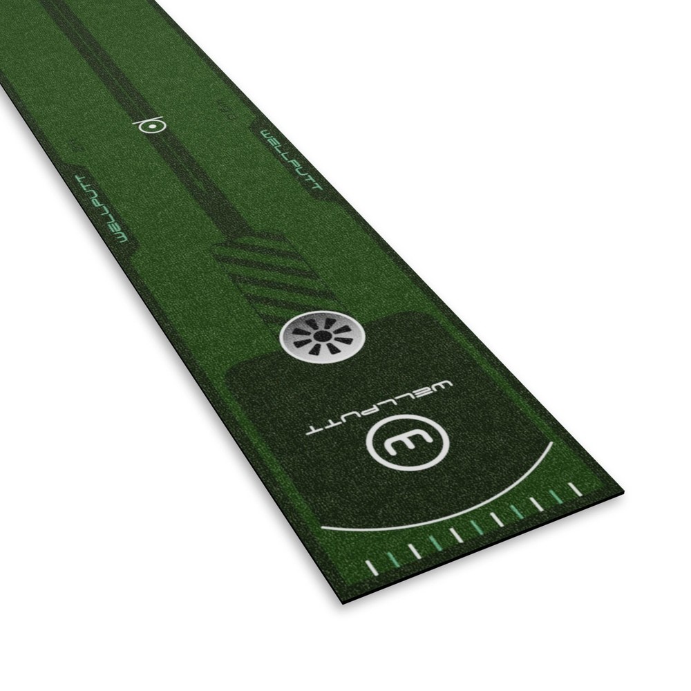 WELLPUTT - Golf Putting Training Mat - 8ft Essential