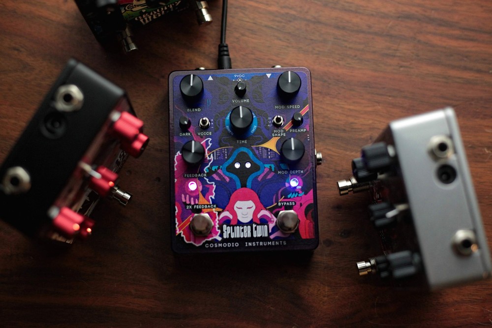 Cosmodio Splinter Twin Time Modulator Effects Pedal