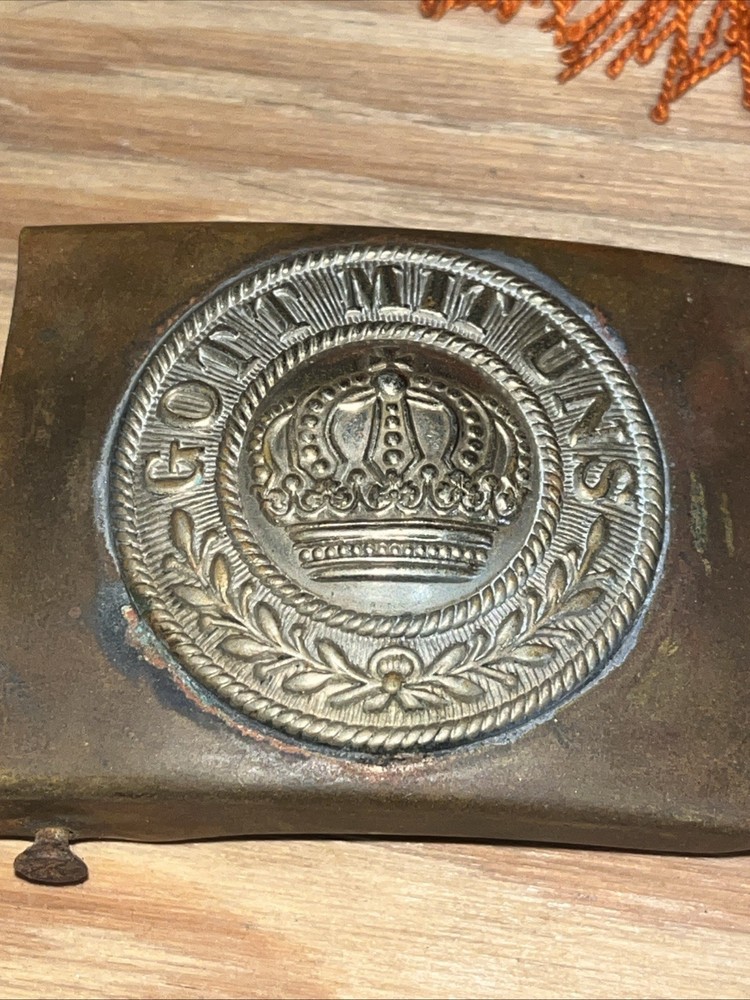 ww1 german belt buckles original