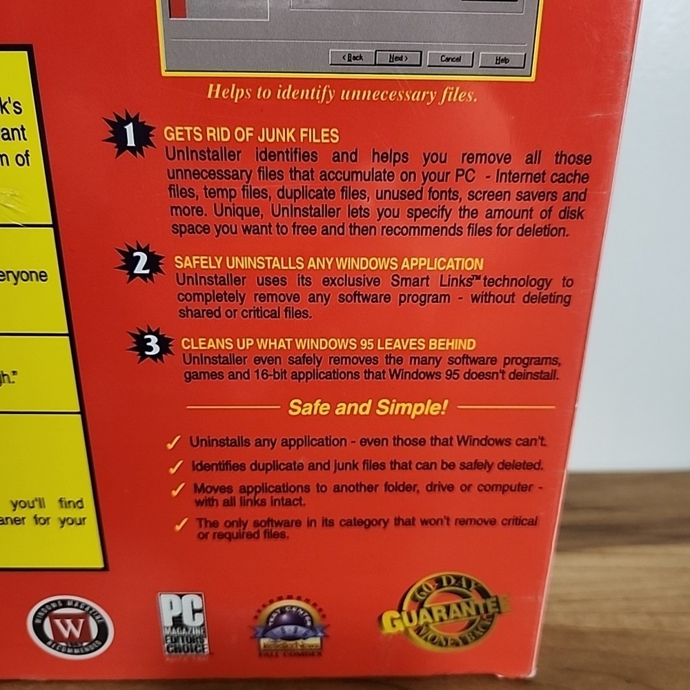 Microhelp Uninstaller Windows 95 And NT CD Rom Version CyberMedia