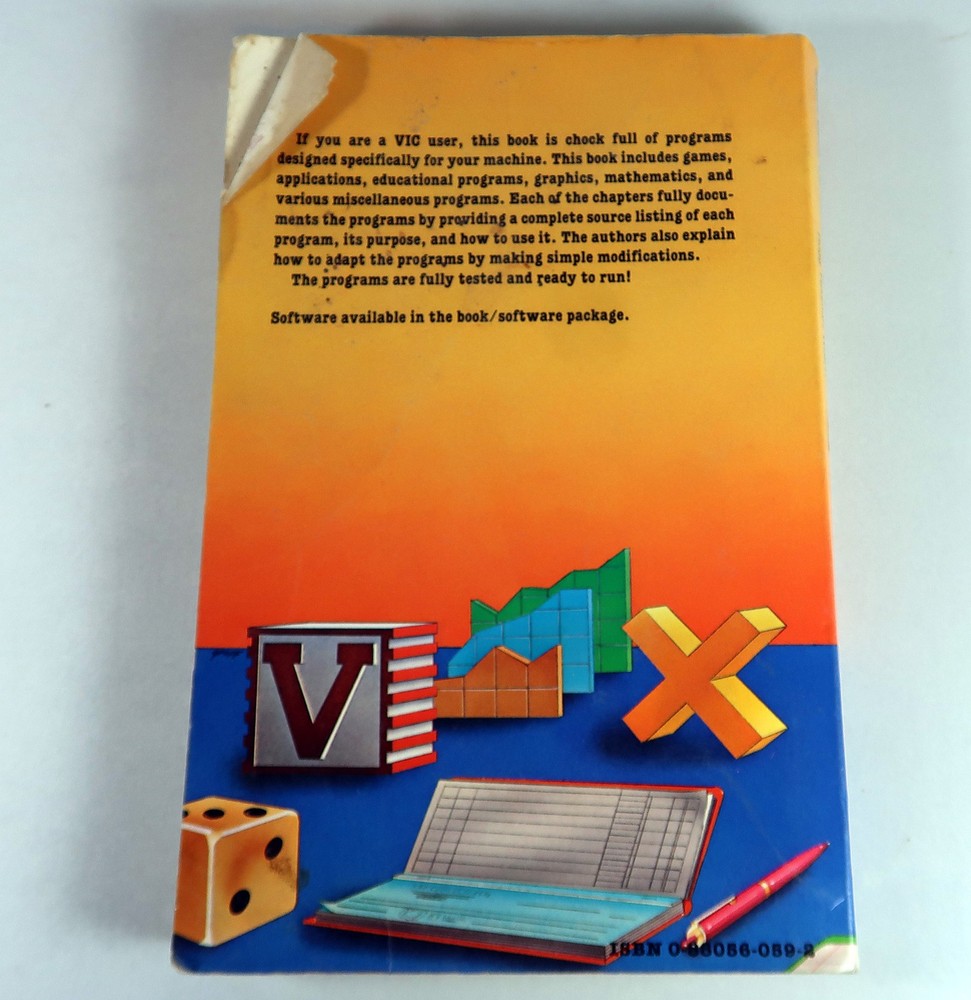 More Than 32 Basic Programs for VIC-20 1983 Computer Book Vintage