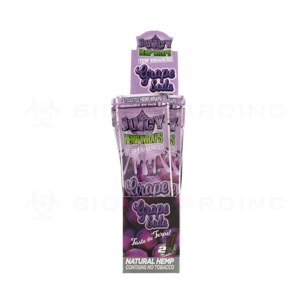 🤪 JUICY JAY GRAPE SODA TERP WRAPS 🔥 25 PACKS 🤑 2 WRAPS PER PACK 💯🤤💯🤤💯
