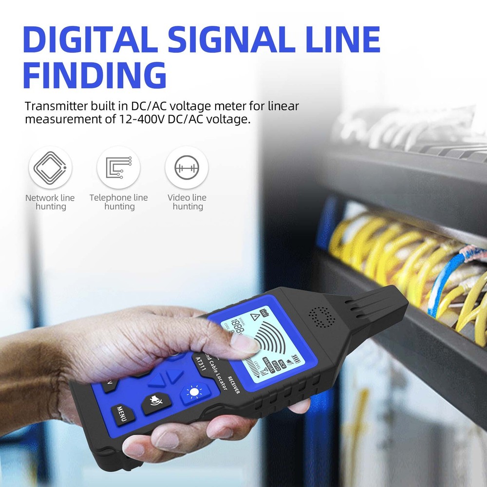 KOLSOL NF-826 Underground Cable Wire Locator Network Cable Tester Wire Tracker