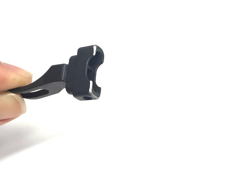 JWH Custom A22/Savage A17 Replacement Extended Parkerized Charging Handle Part