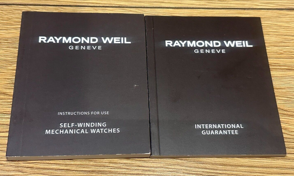 Raymond Weil Self Winding Mechanical Instructions + Guarantee Booklet Manuals