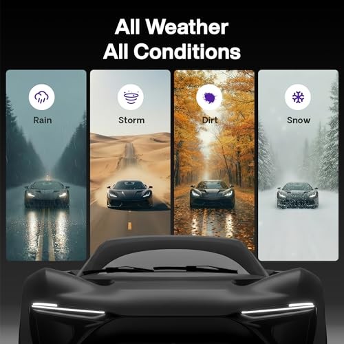 24"+18" Windshield Wipers with 12 Inch Rear Wiper Blade Replacement for Chevy