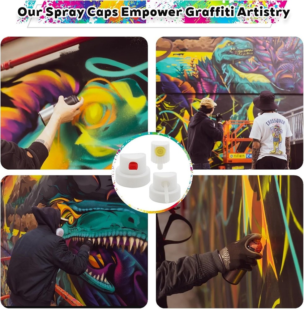 30 High-Density Nozzles for Spray Cans - Transform Your Art Projects Today