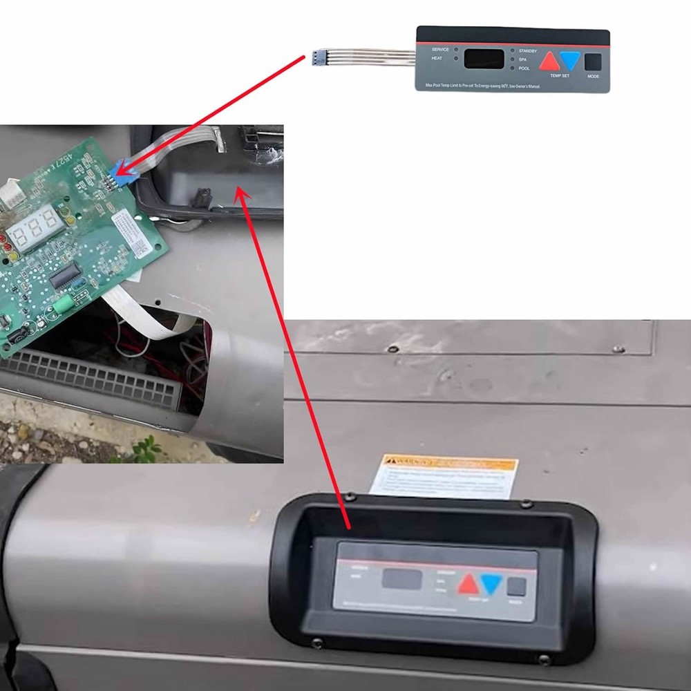 IDXL2DB1930 Display Board and FDXLBKP1930 Keypad Kit For H-Serie Pool Spa