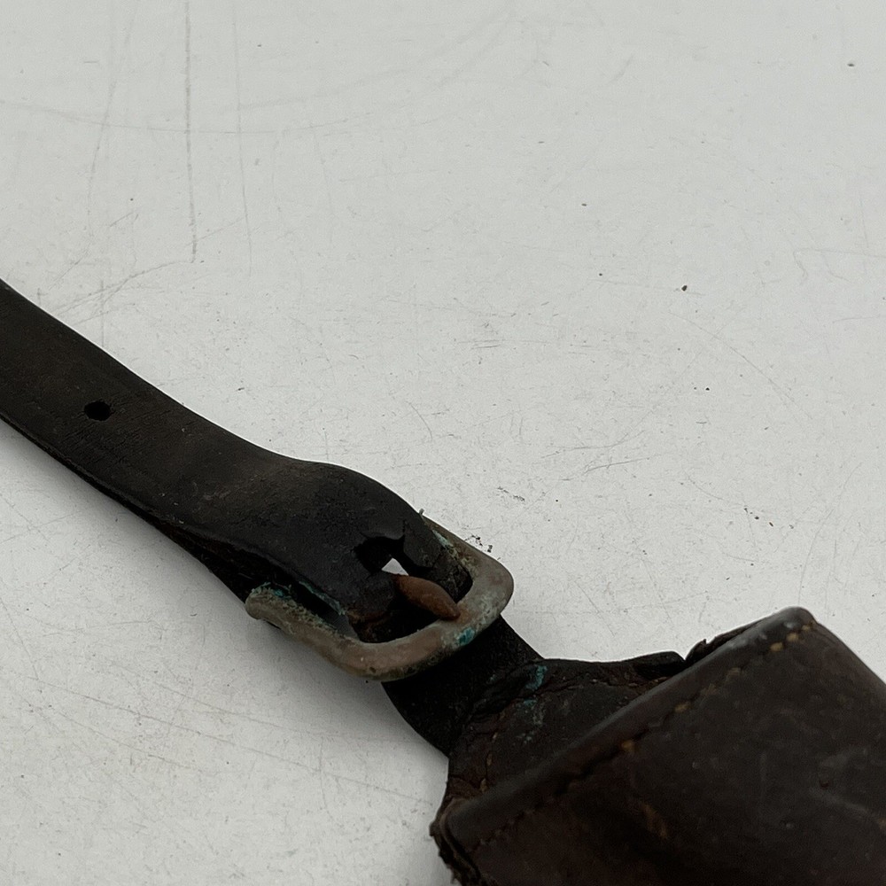 Antique Vintage 20th Tool Belt Accessory Leather Tip Cover Lineman Tools?