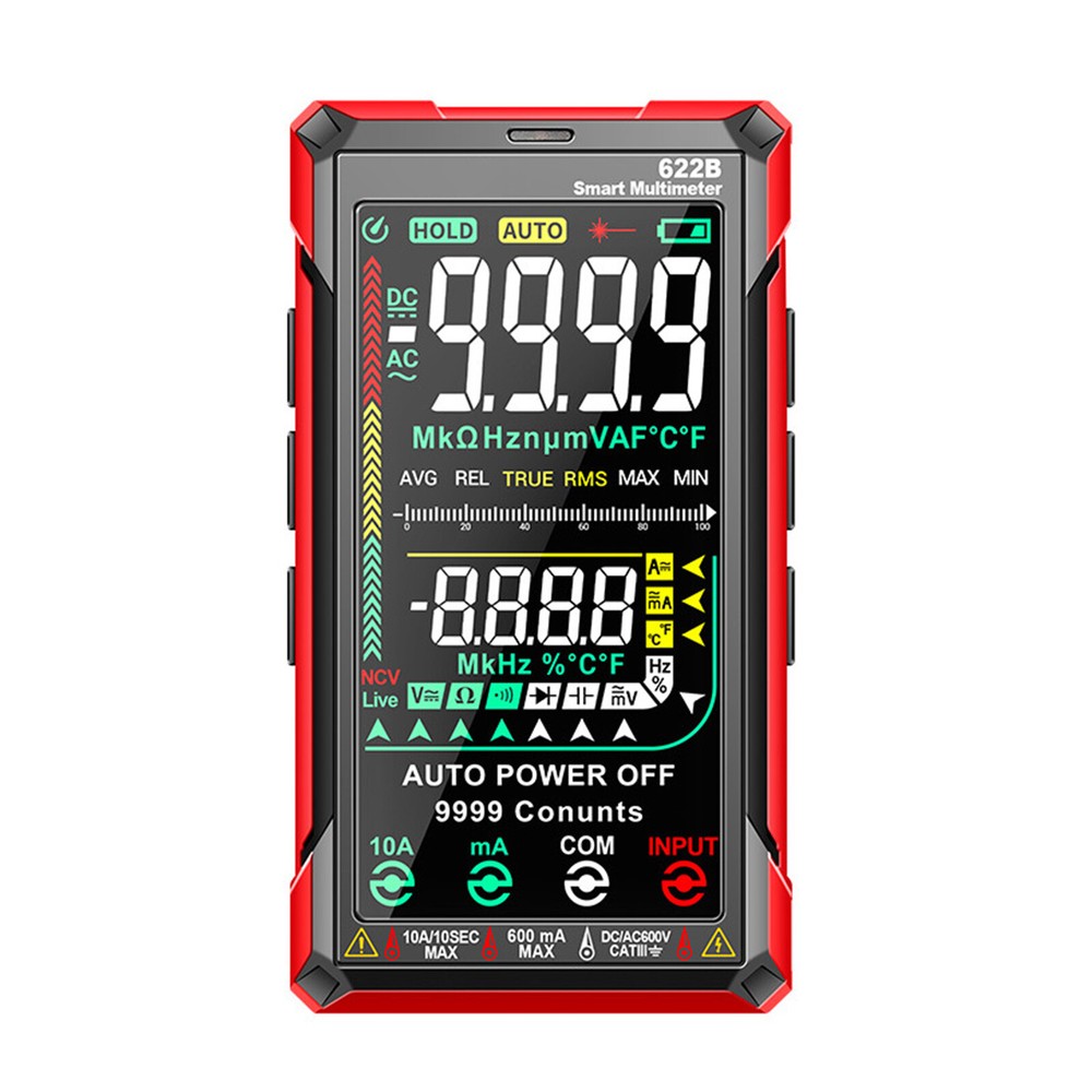 ANENG 622B Digital Touch Multimeter Auto Range True RMS AC DC Volt Current Meter