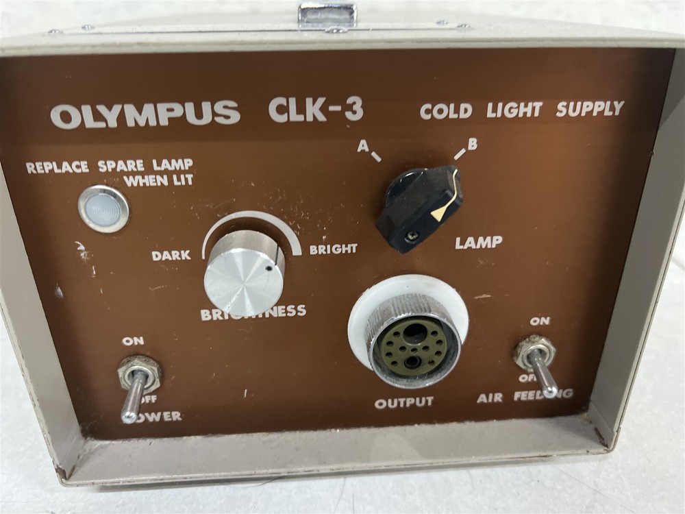 OLYMPUS CLK-3 COLD LIGHT SUPPLY ENDOSCOPY LIGHT SOURCE 7540678