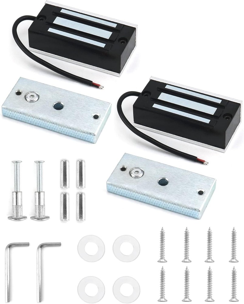 60kg Holding Force Electric Magnetic Door Lock - Efficient App Control, 2 Pack